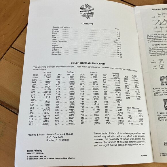 Precious Moments Cross Stitch Pattern Book Miniature Vol 2 & 3 + Angelove #18 - Picture 9 of 10